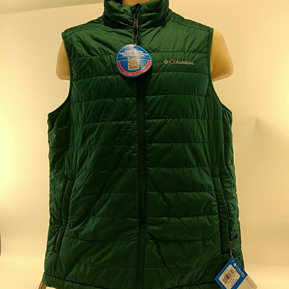 Columbia, Men's Omni Heat Vest, Green, New